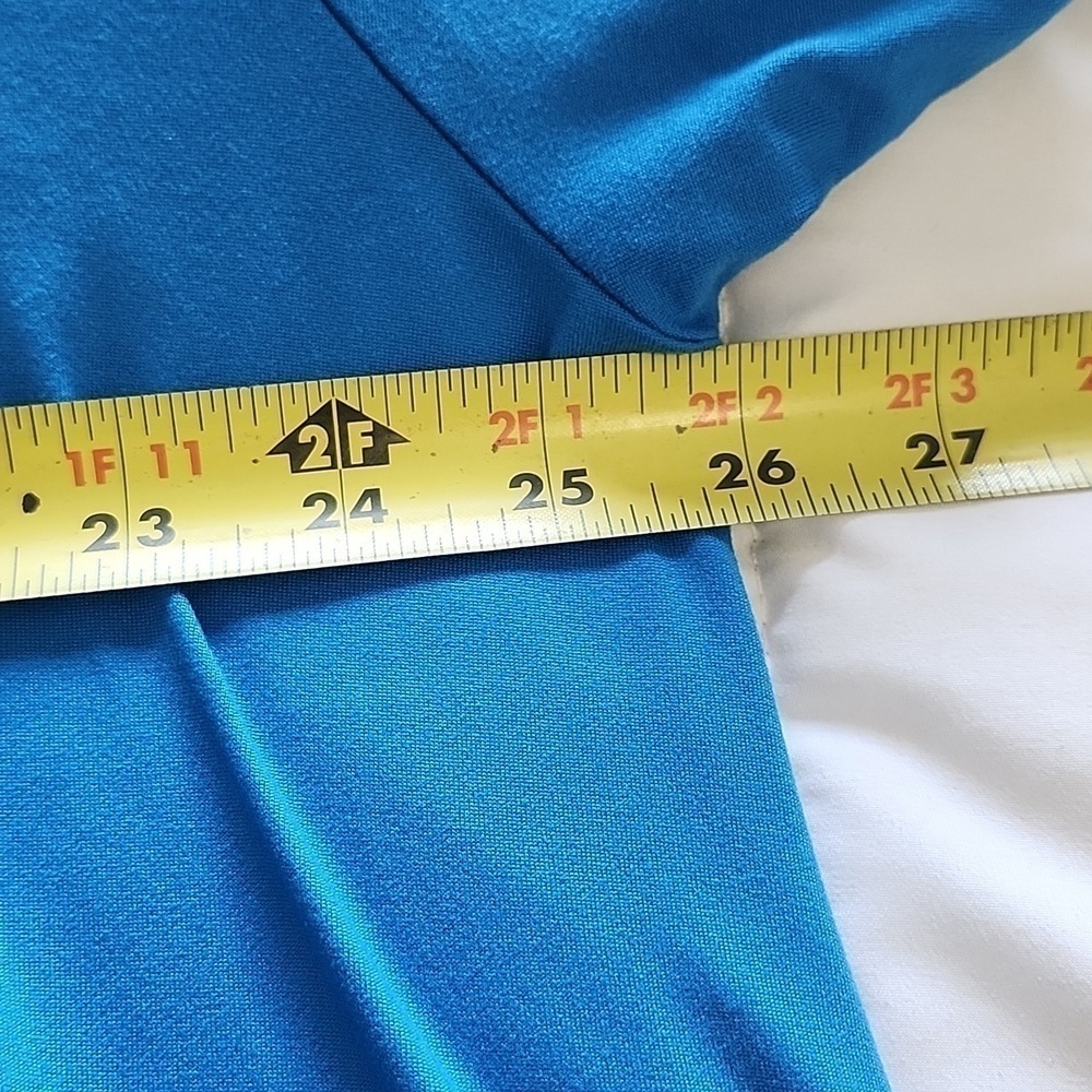 Entro short sleeve Peplum Top Blue size 1X - Picture 11 of 12